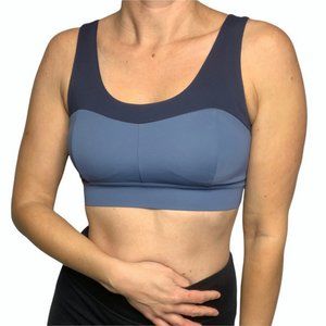 BANDIER DLC Sports Bra Size XS NEW Rival Navy / Dusk Blue Strap Lightly Padded